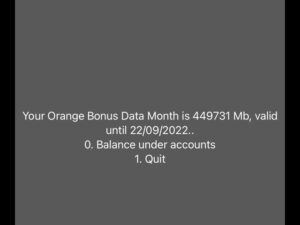 net gratuit orange cameroun