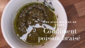 recette condiment poisson braise cameroun