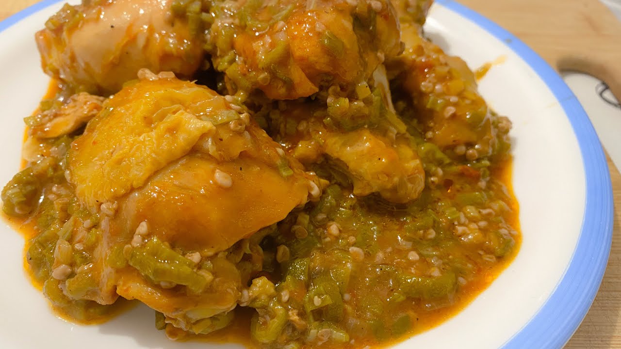 sauce gombo poulet cameroun